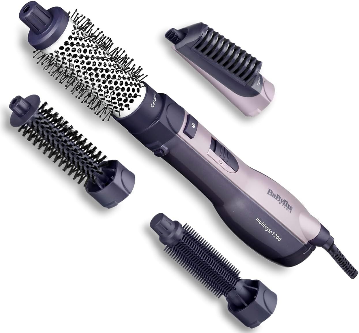 1. La reine de la polyvalence (et du meilleur rapport qualité-prix) : BaByliss Brosse soufflante multistyles AS121E